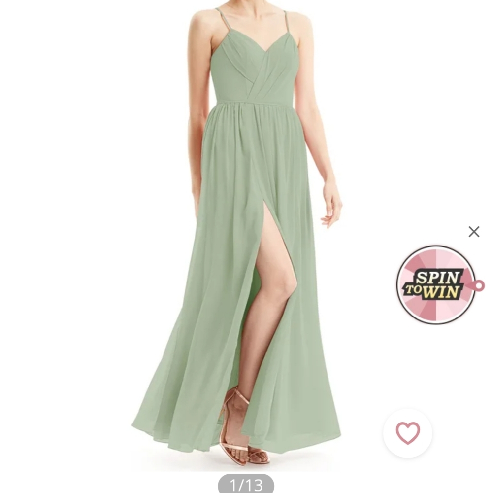 Azazie Cora Dusty Sage A10